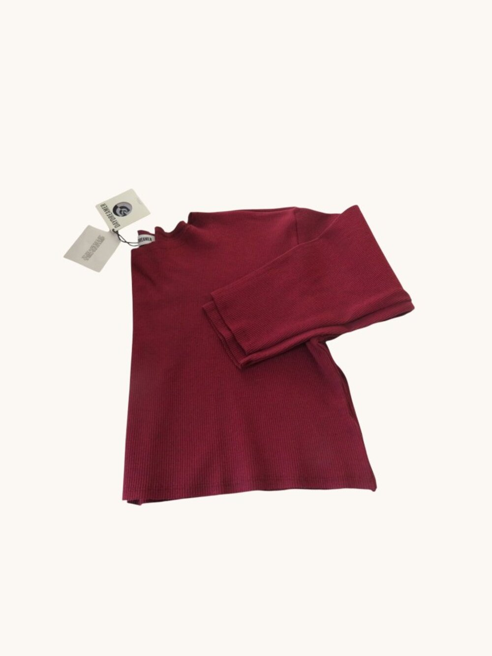 La Daydreamer - Solid Thermal Boatneck Long Sleeve Top, L/XL - NWT - Picture 5 of 9